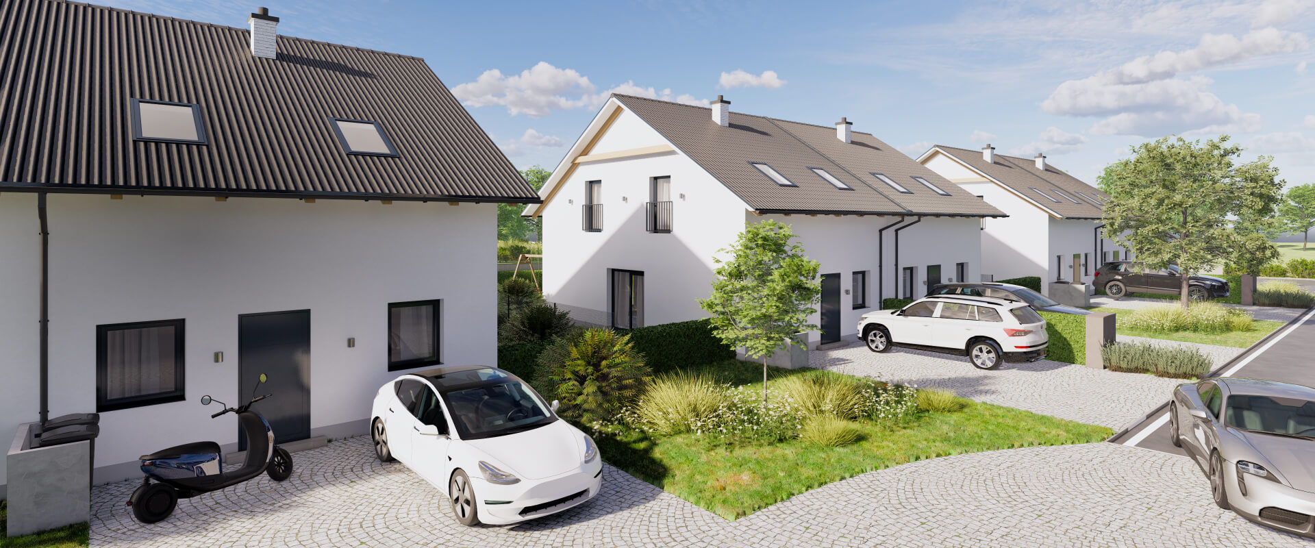 Domy Orel - 10 nových rodinných domů k prodeji v Orli u Chrudimi